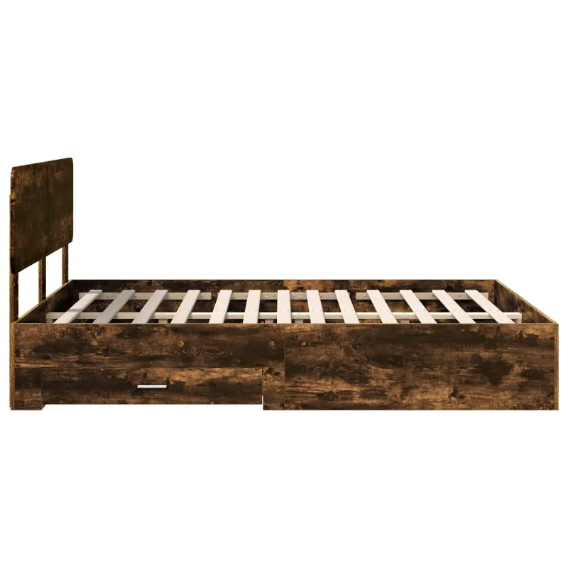 Lovos rėmas Rūkyta ąžuolas 150 x 200 cm Apdirbta mediena