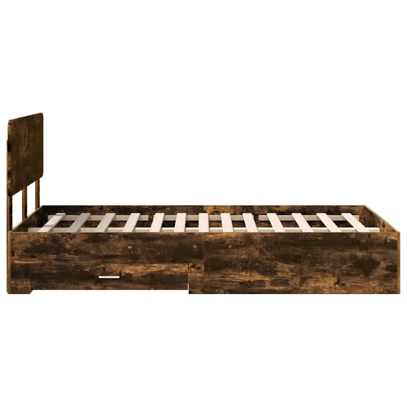 Lovos rėmas Rūkyta ąžuolas 120 x 200 cm Apdirbta mediena