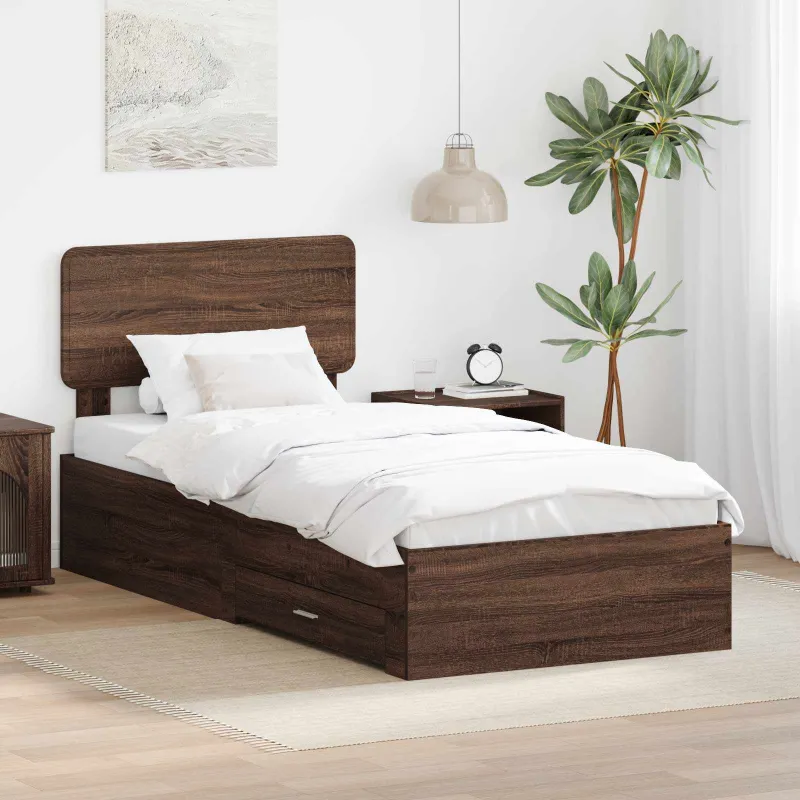 Lovos rėmas Rudas ąžuolas 75 x 190 cm Apdirbta mediena