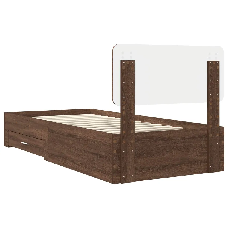 Lovos rėmas Rudas ąžuolas 75 x 190 cm Apdirbta mediena