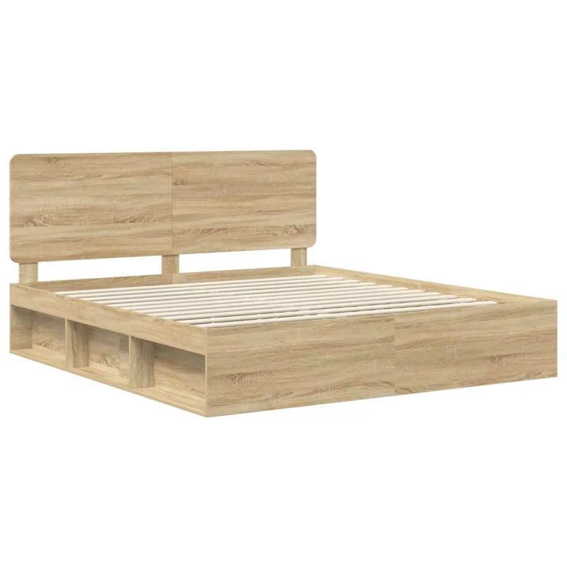 Lovos rėmas Sonoma 200 x 200 cm Kietos pušies mediena