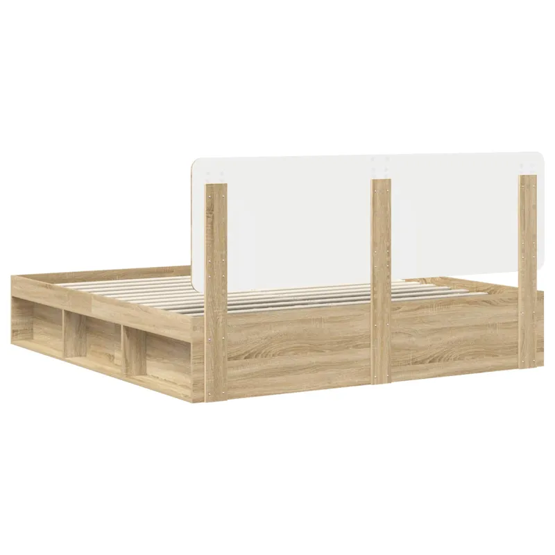 Lovos rėmas Sonoma 200 x 200 cm Kietos pušies mediena