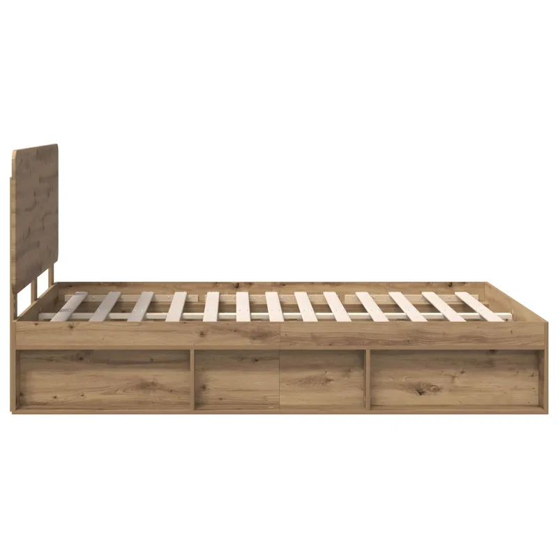 Lovos rėmas Meistrų ąžuolas 140 x 190 cm Kietos pušies mediena