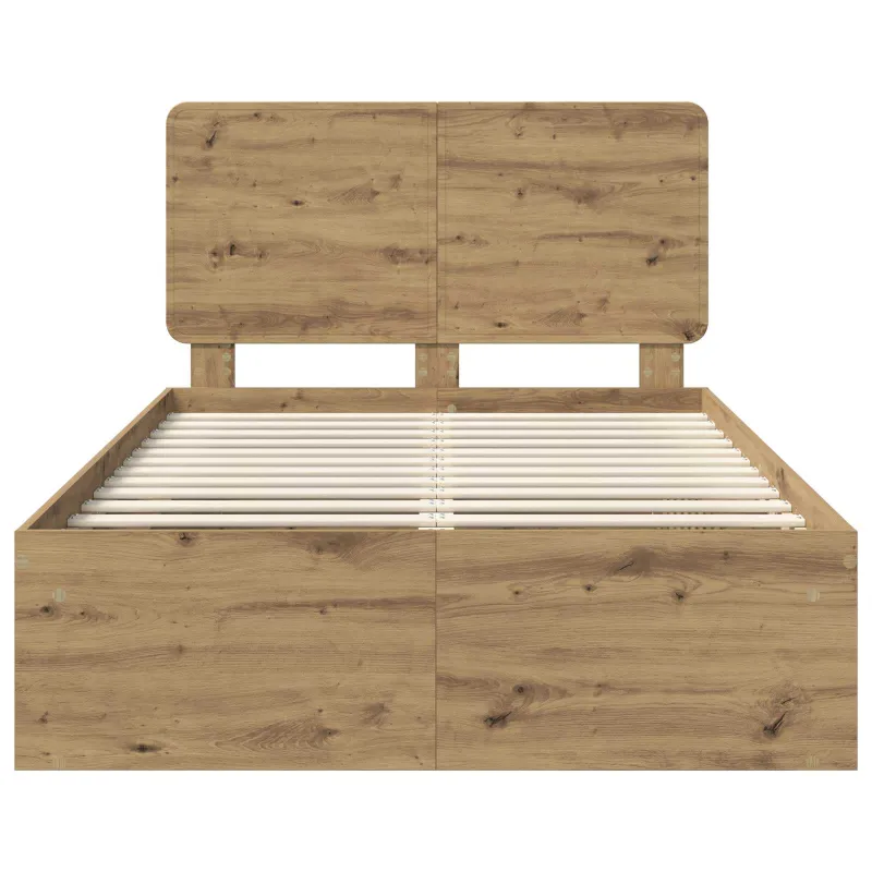 Lovos rėmas Meistrų ąžuolas 135 x 190 cm Kietos pušies mediena