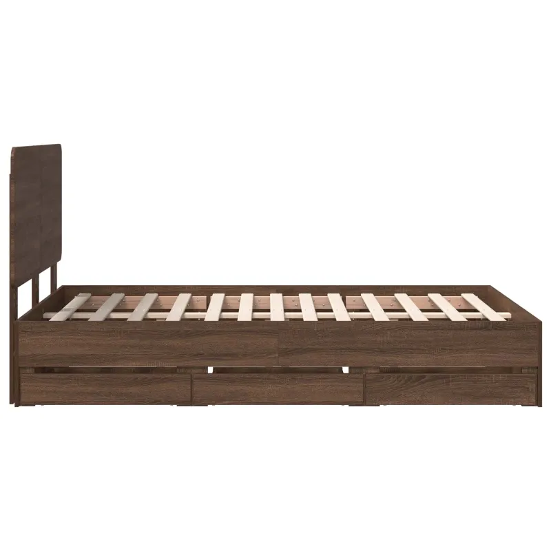 Lovos rėmas Rudas ąžuolas 120 x 190 cm Inžinerinė mediena