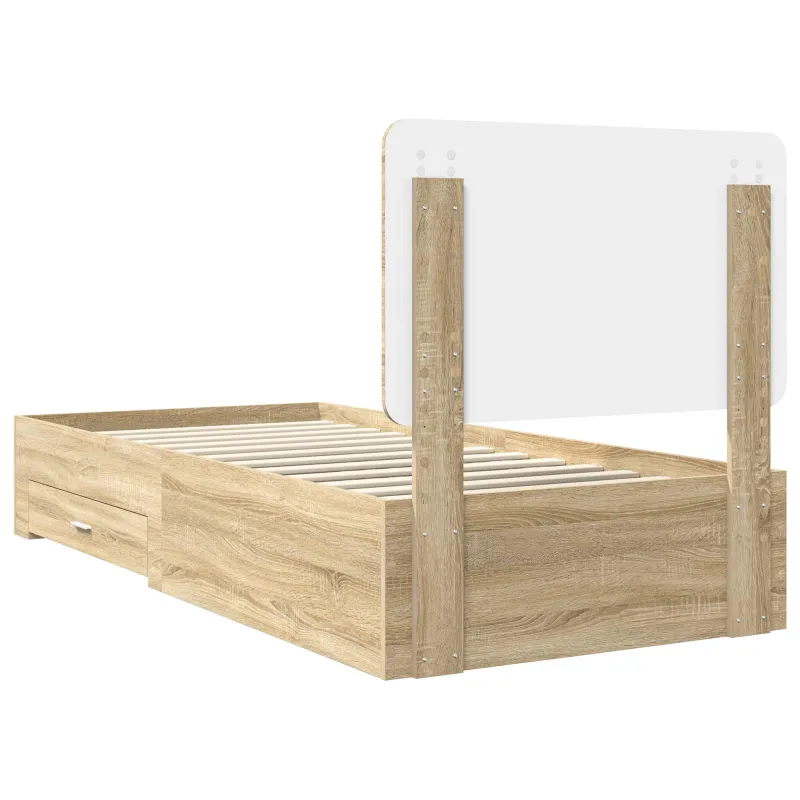 Lovos rėmas Sonoma ąžuolas 75 x 190 cm Apdirbta mediena