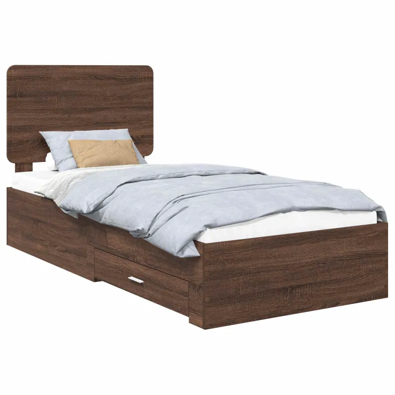 Lovos rėmas Rudas ąžuolas 75 x 190 cm Apdirbta mediena