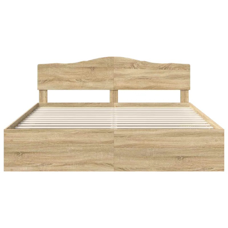 Lovos rėmas Sonoma 200 x 200 cm Kietos pušies mediena