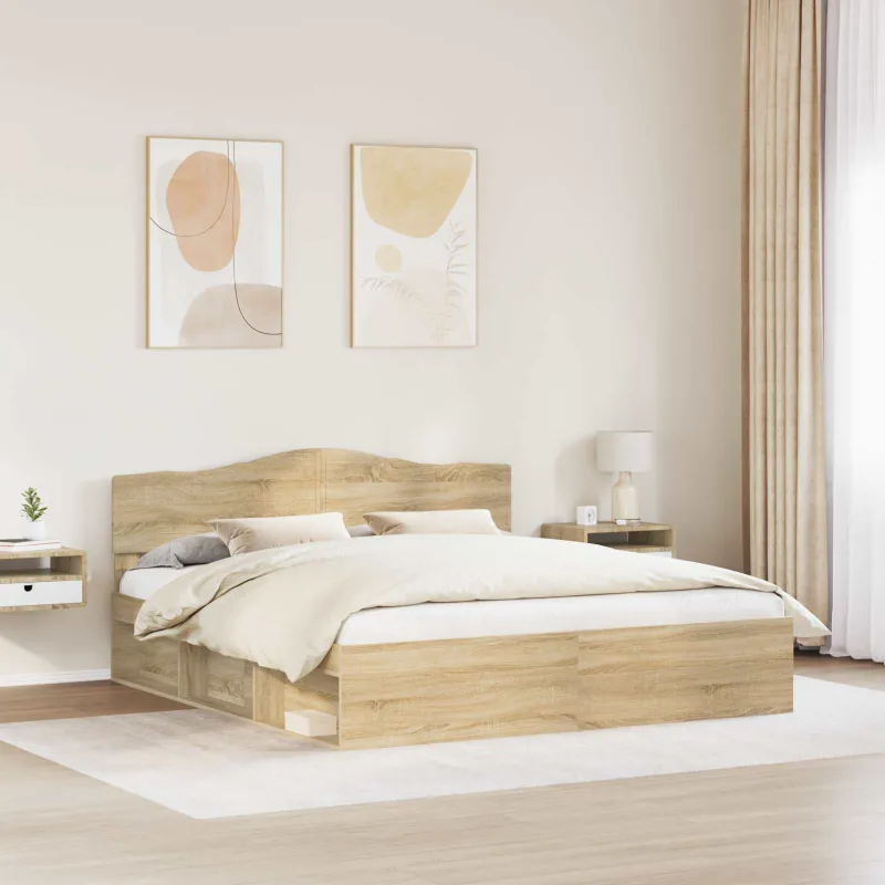 Lovos rėmas Sonoma 180 x 200 cm Kietos pušies mediena