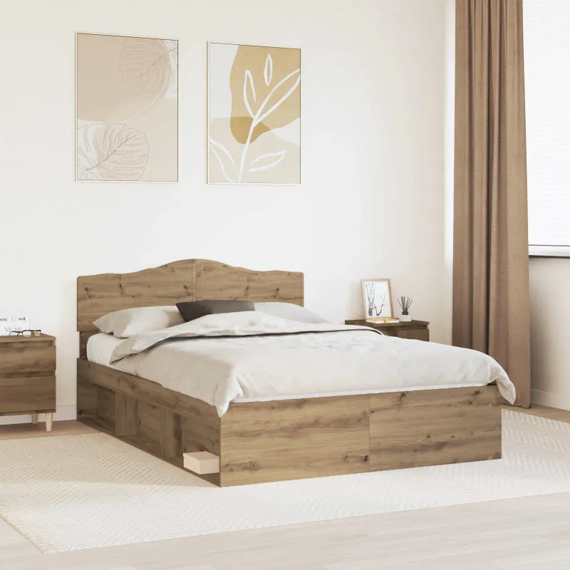 Lovos rėmas Meistrų ąžuolas 140 x 190 cm Kietos pušies mediena