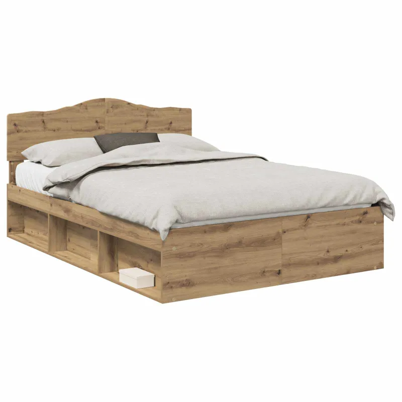 Lovos rėmas Meistrų ąžuolas 140 x 190 cm Kietos pušies mediena