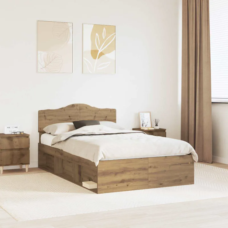 Lovos rėmas Meistrų ąžuolas 135 x 190 cm Kietos pušies mediena