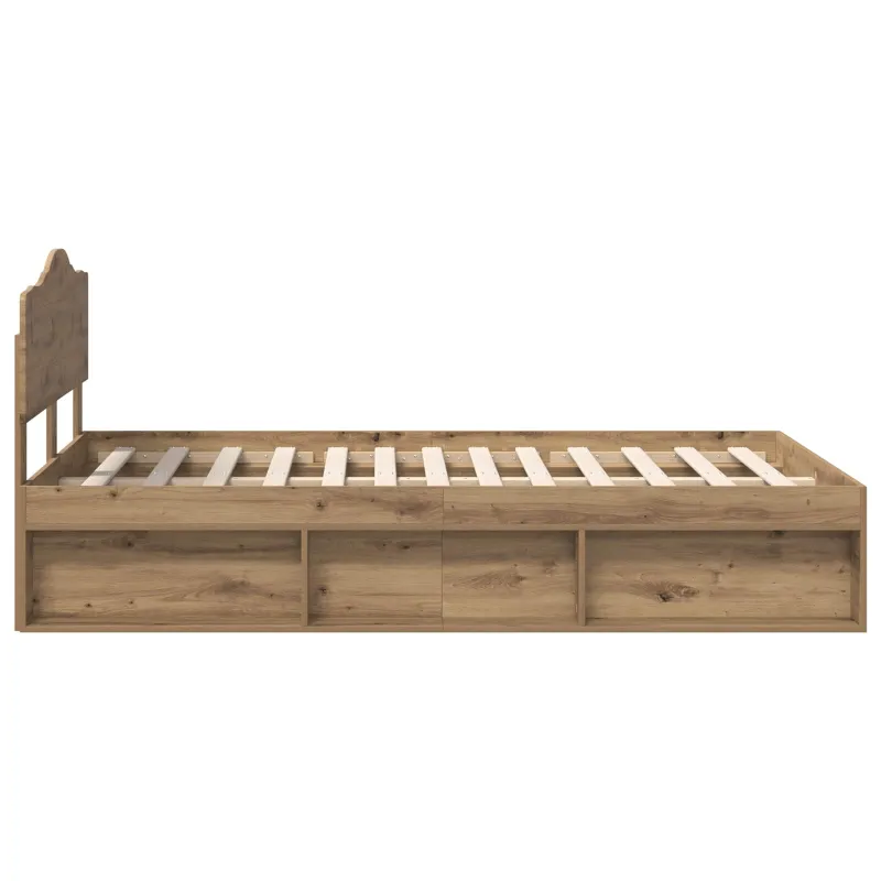 Lovos rėmas Meistrų ąžuolas 135 x 190 cm Kietos pušies mediena