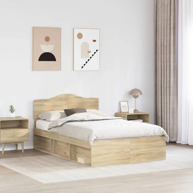 Lovos rėmas Sonoma 120 x 190 cm Kietos pušies mediena