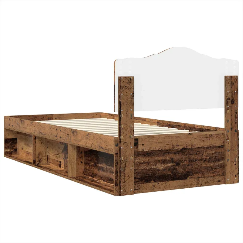 Lovos rėmas Senas medis 90 x 200 cm Kietos pušies mediena