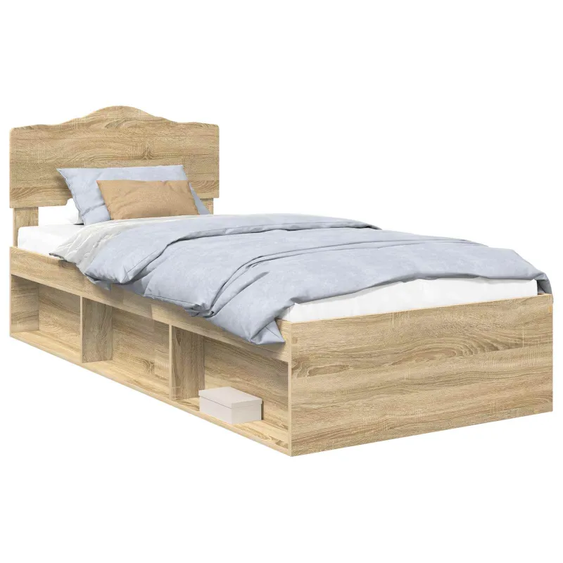 Lovos rėmas Sonoma 90 x 190 cm Kietos pušies mediena