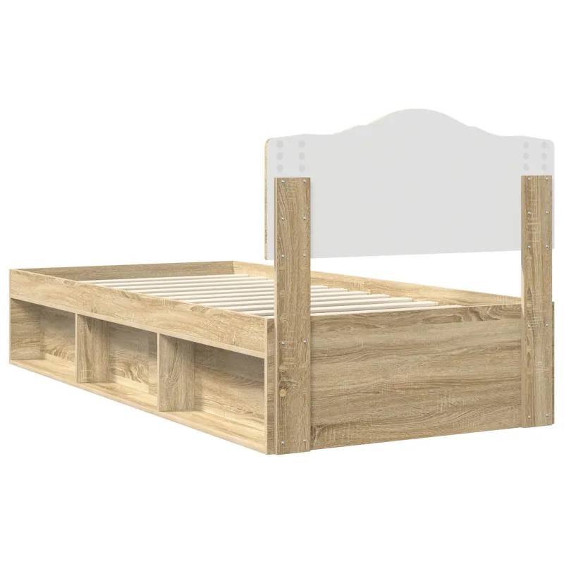 Lovos rėmas Sonoma 90 x 190 cm Kietos pušies mediena
