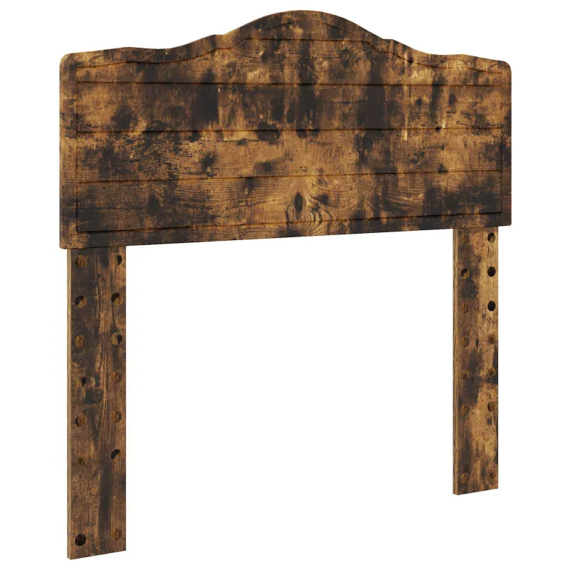 Lovos rėmas Rūkyta ąžuolas 75 x 190 cm Kietos pušies mediena