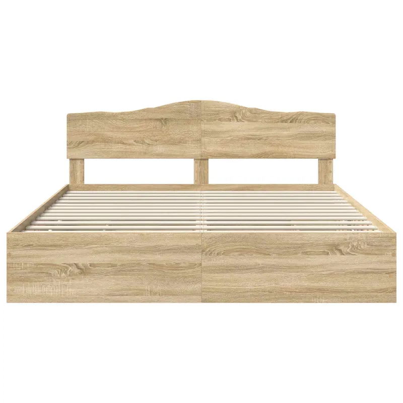 Lovos rėmas Sonoma ąžuolas 200 x 200 cm Inžinerinė mediena