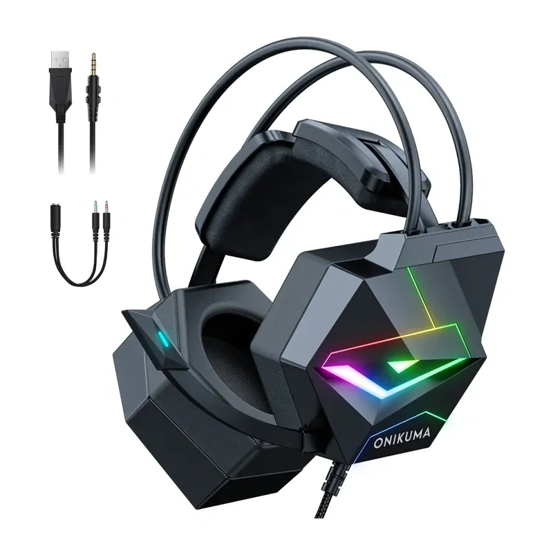 ONIKUMA X20 Gaming Headphones (Black) universal