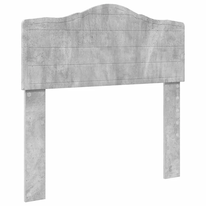 Saugos lova Betono pilka 90 x 190 cm Apdirbta mediena