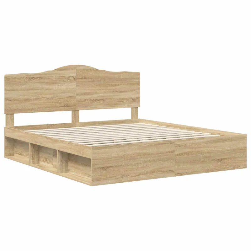 Lovos rėmas Sonoma 200 x 200 cm Kietos pušies mediena