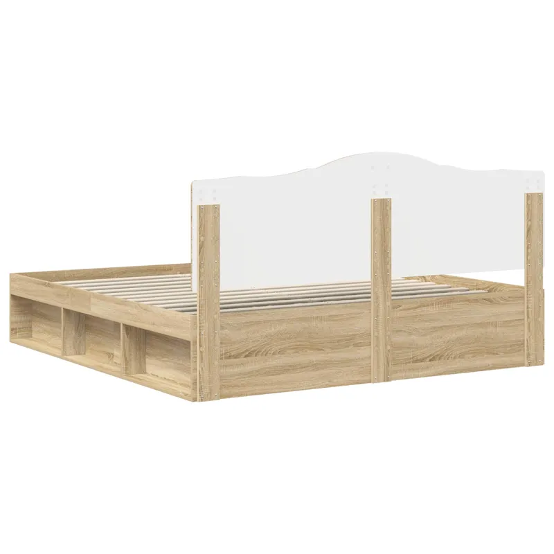 Lovos rėmas Sonoma 200 x 200 cm Kietos pušies mediena