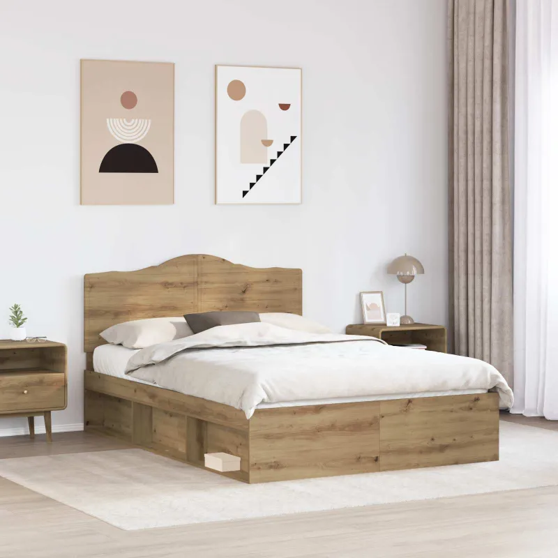 Lovos rėmas Meistrų ąžuolas 150 x 200 cm Kietos pušies mediena