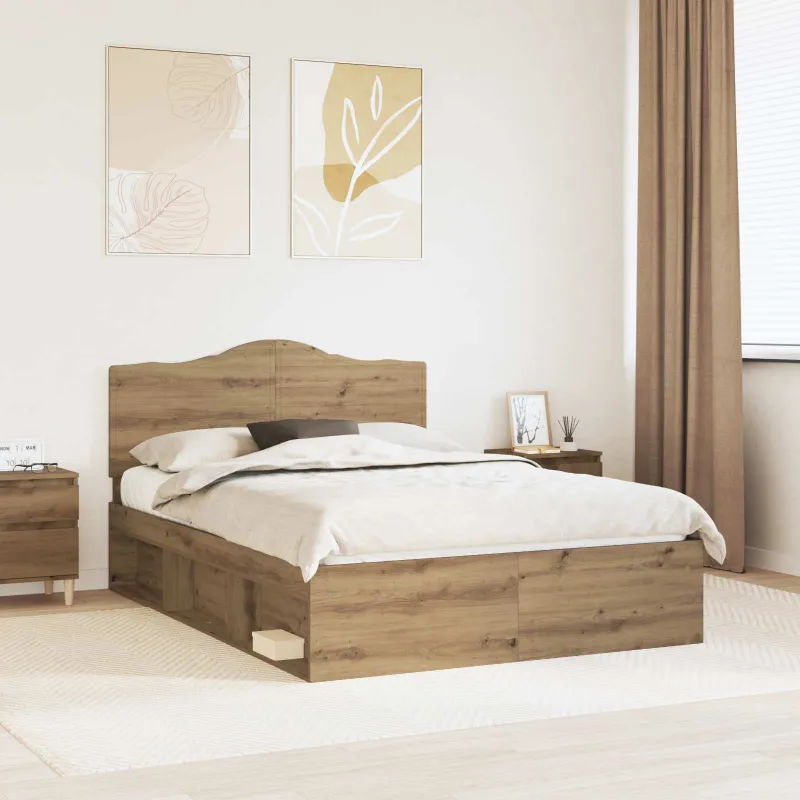 Lovos rėmas Meistrų ąžuolas 140 x 190 cm Kietos pušies mediena