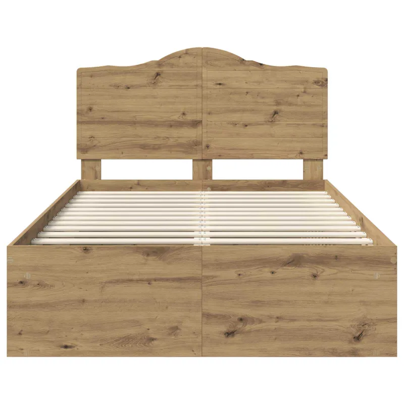 Lovos rėmas Meistrų ąžuolas 135 x 190 cm Kietos pušies mediena