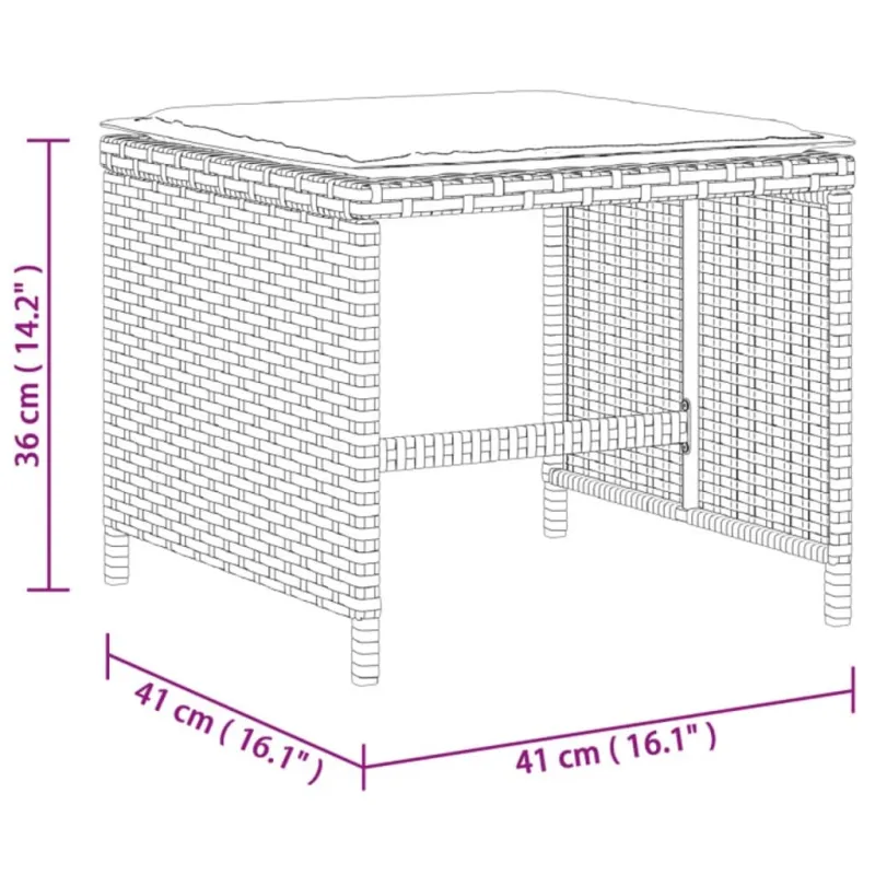 Sodo komplekti, 9 osaa, pehmusteet, hiekka, polyratamiini