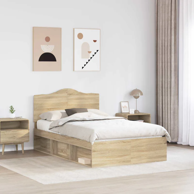 Lovos rėmas Sonoma 120 x 190 cm Kietos pušies mediena