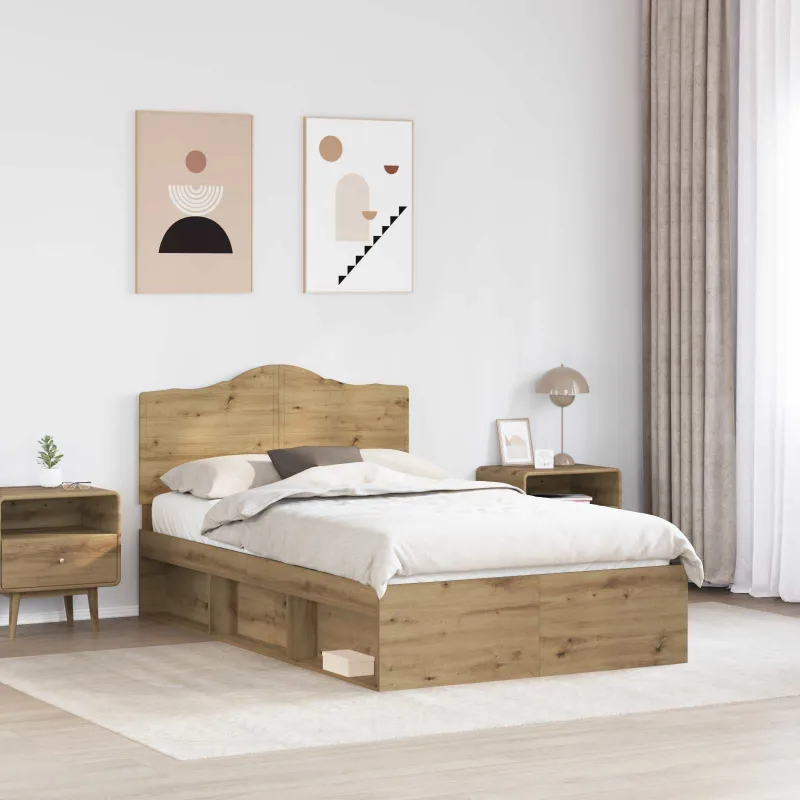 Lovos rėmas Meistrų ąžuolas 120 x 190 cm Kietos pušies mediena