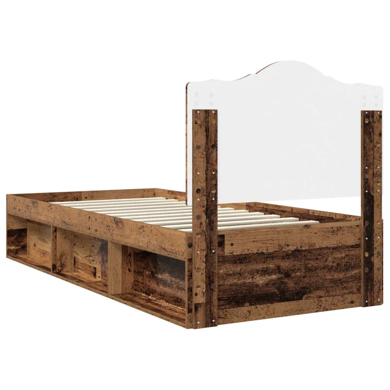 Lovos rėmas Senas medis 90 x 200 cm Kietos pušies mediena