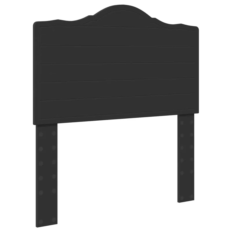Lovos rėmas Juoda 90 x 190 cm Kietos pušies mediena