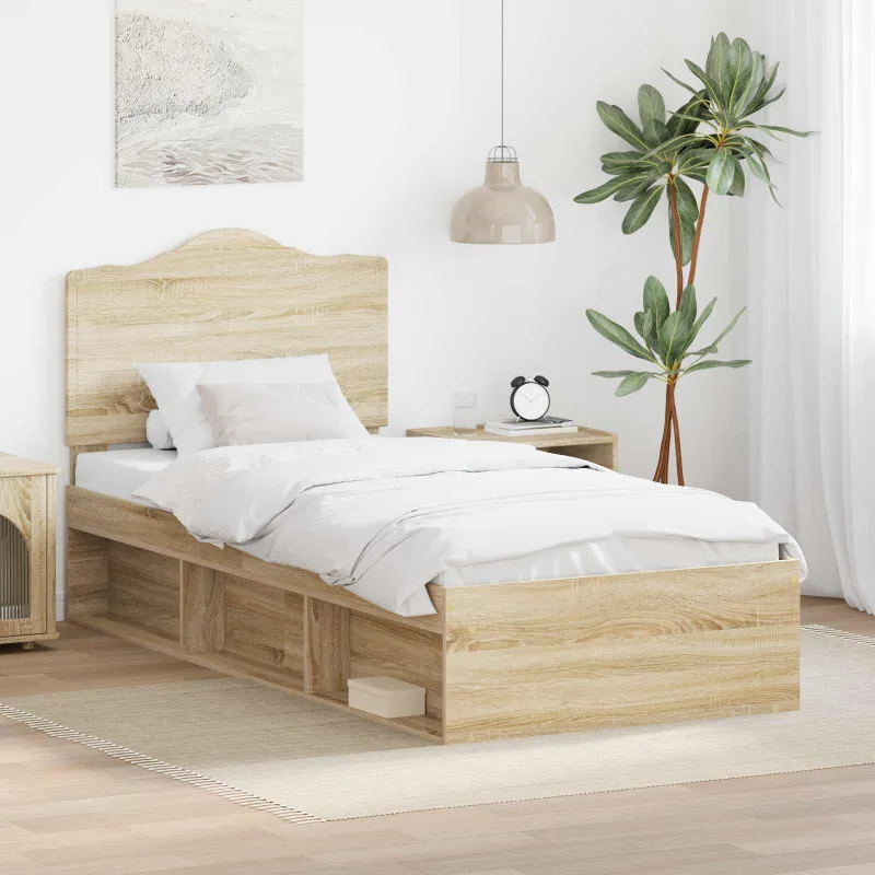 Lovos rėmas Sonoma 90 x 190 cm Kietos pušies mediena