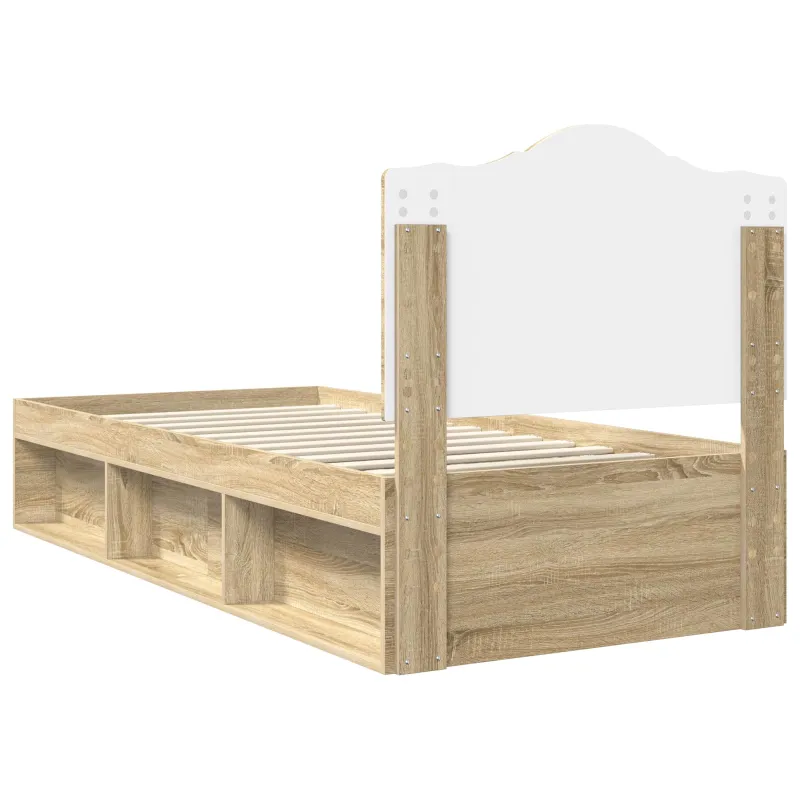 Lovos rėmas Sonoma 90 x 190 cm Kietos pušies mediena