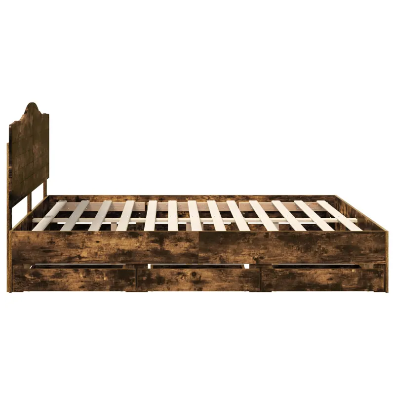 Lovos rėmas Dūminio ąžuolo 180 x 200 cm Inžinerinė mediena