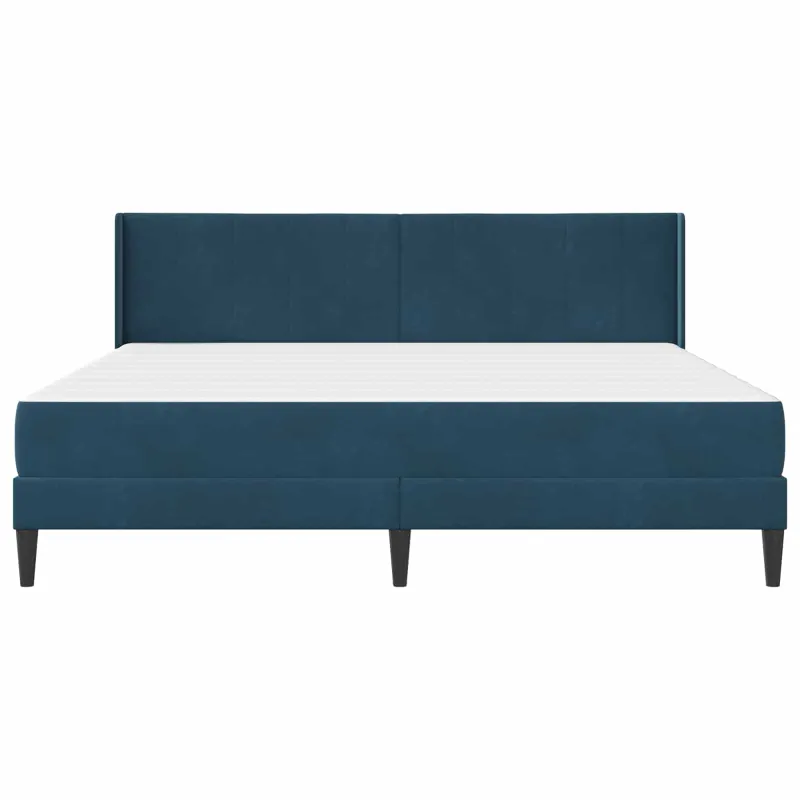 Lovos rėmas su čiužiniu Mėlyna 200 x 200 cm Aksomas