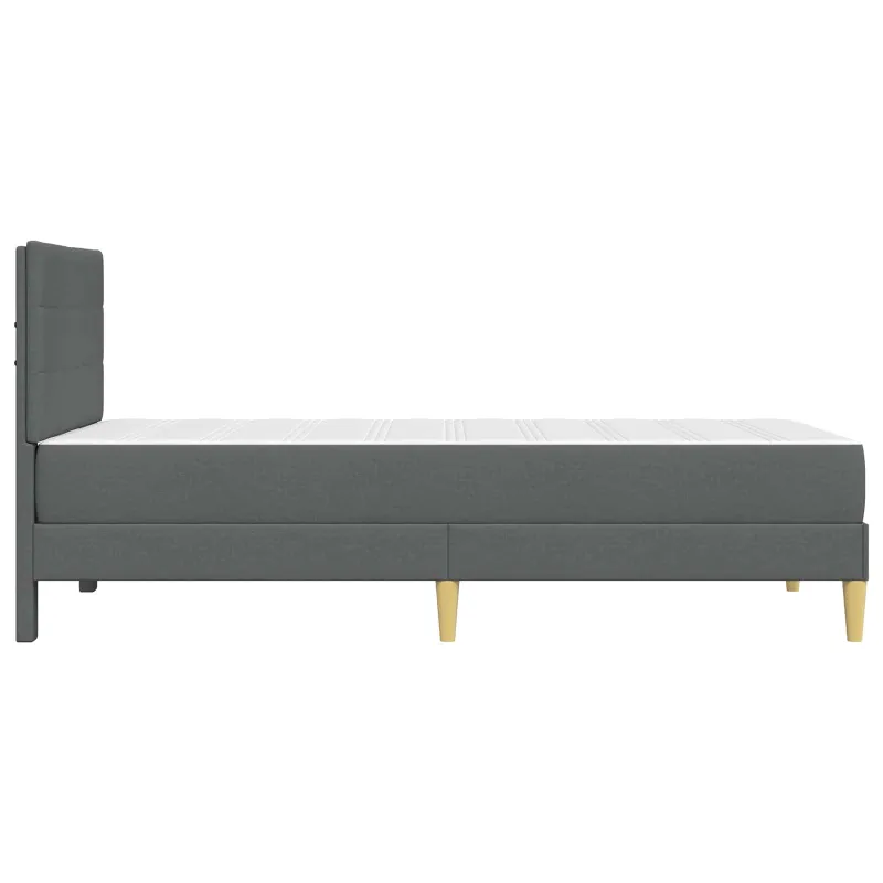 Lovos rėmas Tamsiai pilka 90 x 190 cm Poliesteris