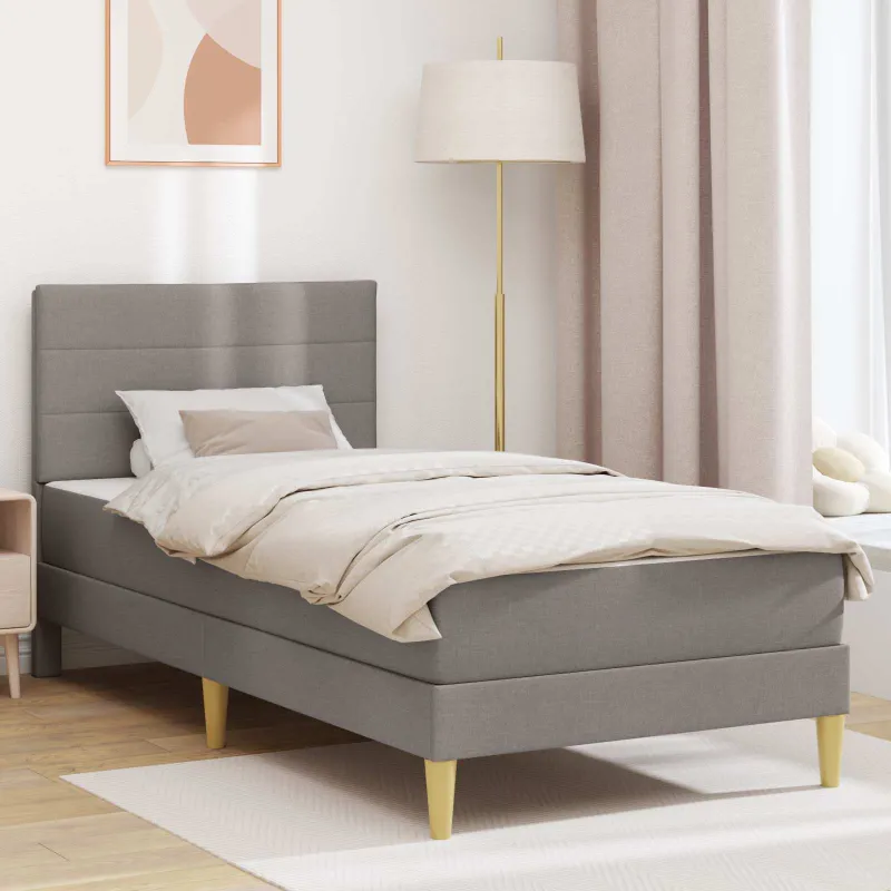 Lovos rėmas Taupe 90 x 190 cm Poliesteris