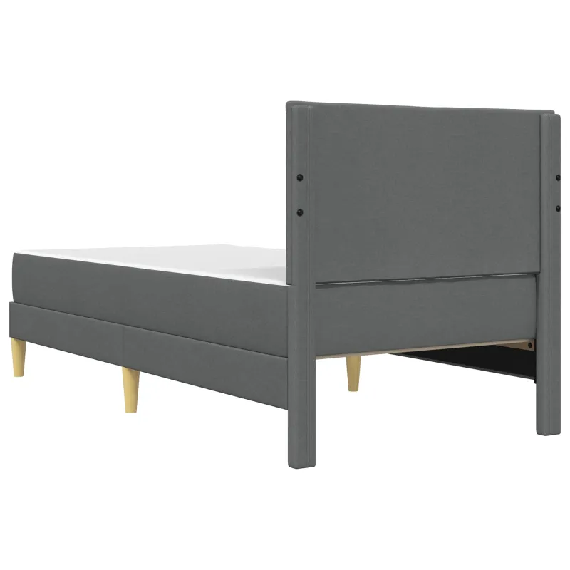Lovos rėmas Tamsiai pilka 90 x 200 cm Poliesteris