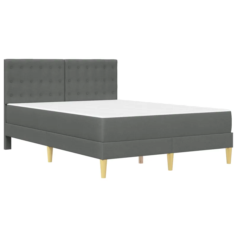 Lovos rėmas su čiužiniu Tamsiai pilka audinys