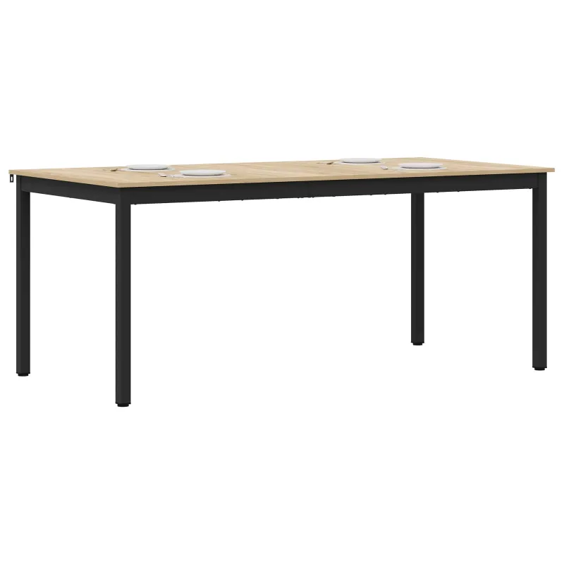 Valgomieji stalai 2 pcs 180 x 90 x 75 cm Apdirbta mediena