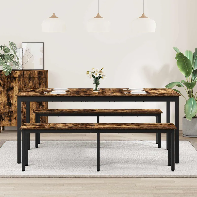Valgomieji stalai 2 pcs 180 x 90 x 75 cm Apdirbta mediena