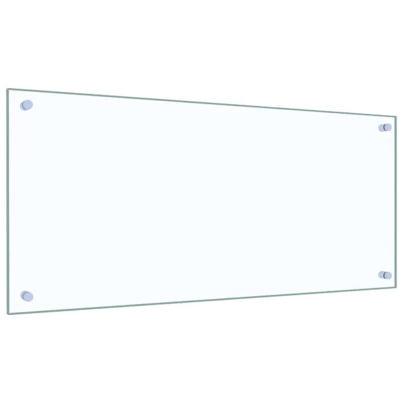 Virtuvės atbraila 2 pcs Skaidrus 90 x 40 cm grūdintas stiklas