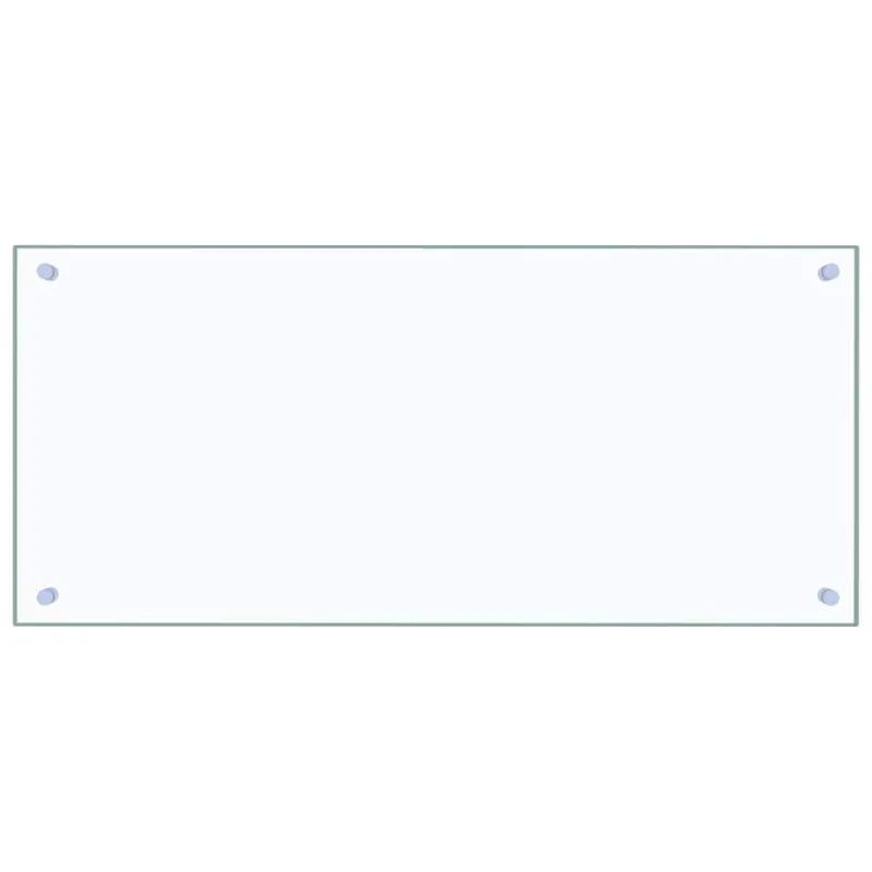 Virtuvės atbraila 2 pcs Skaidrus 90 x 40 cm grūdintas stiklas