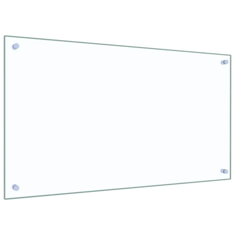Virtuvės atbraila 2 pcs Skaidrus 90 x 50 cm grūdintas stiklas