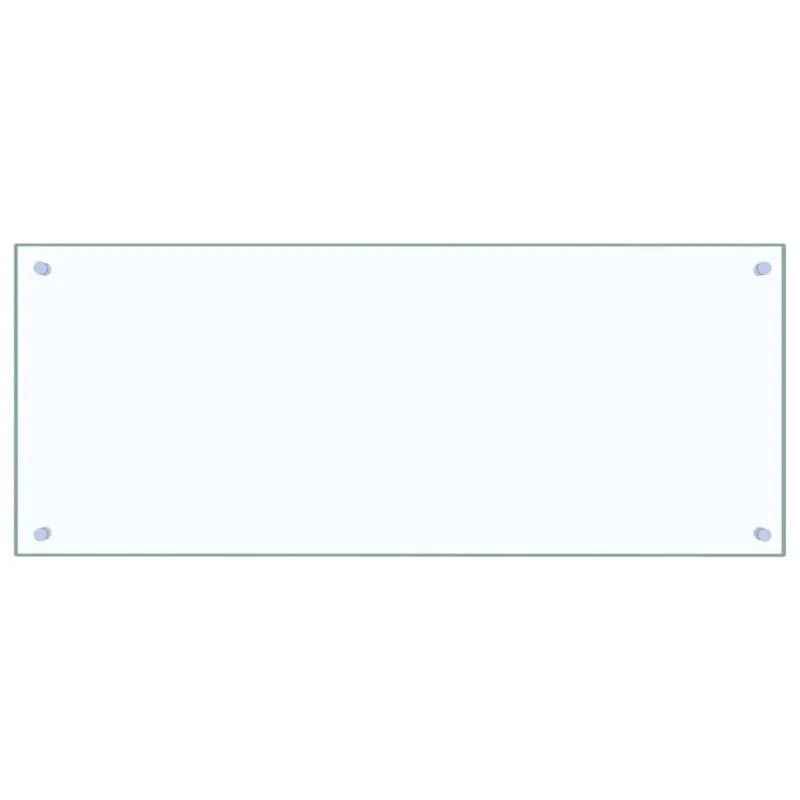 Virtuvės atbraila 2 pcs Skaidrus 100 x 40 cm grūdintas stiklas