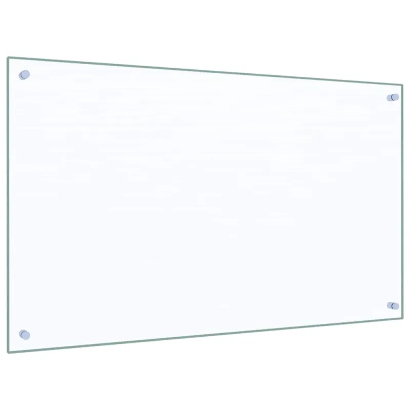 Virtuvės atbraila 2 pcs Skaidrus 100 x 60 cm grūdintas stiklas